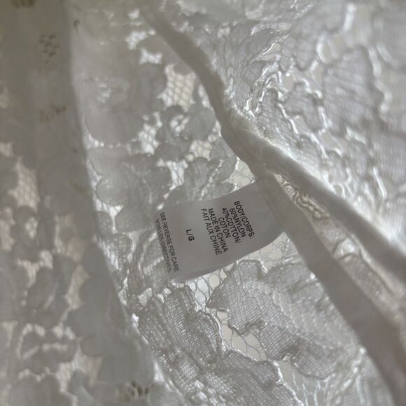 Cami NYC Rosalind Lace Shirt White - Picture 3 of 5